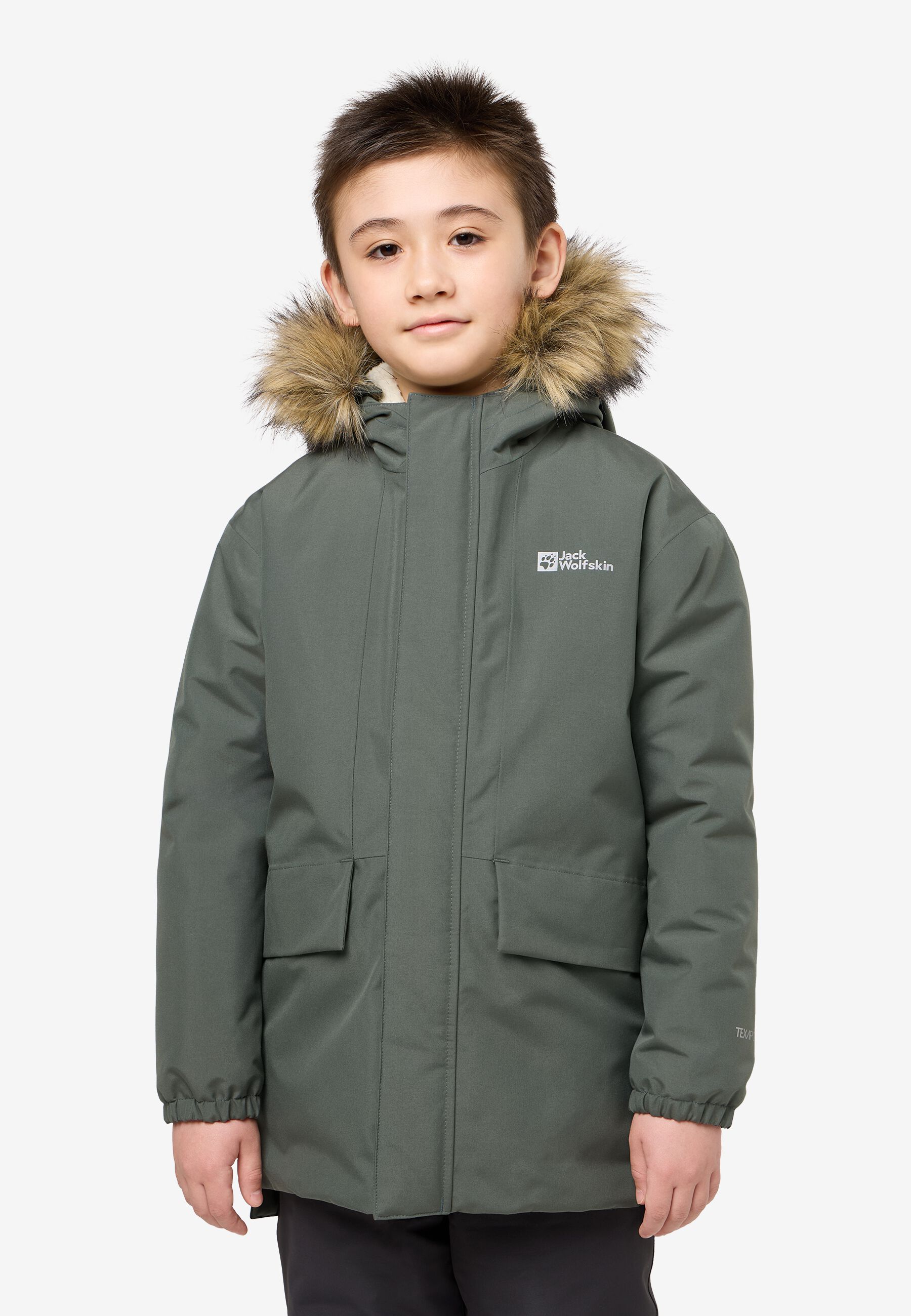 COSY BEAR JACKET K night blue 140 Kids' winter jacket Kids