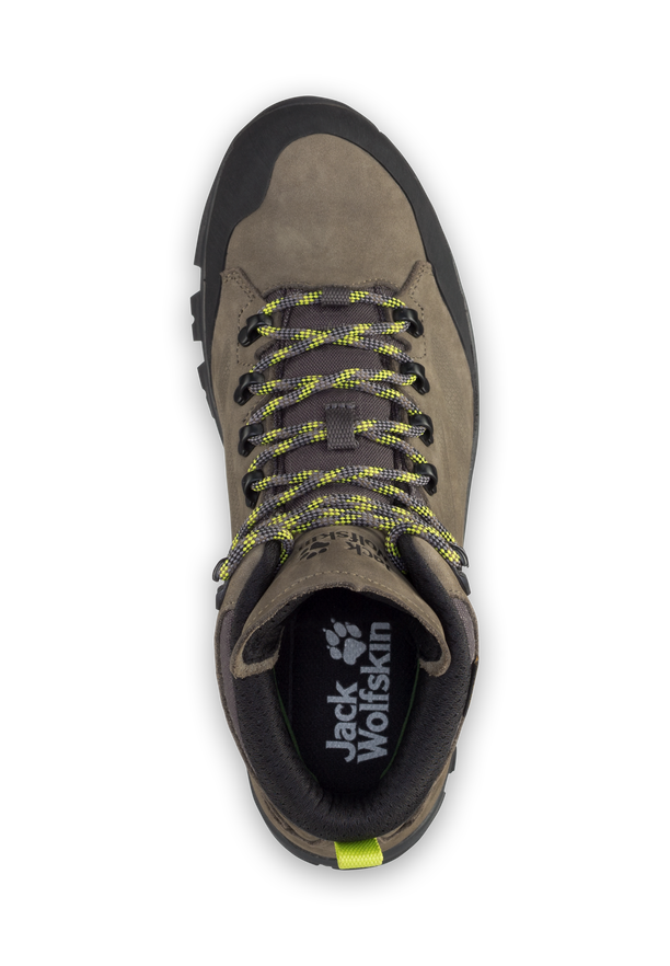 REBELLION TEXAPORE MID M Khaki Phantom 40.5 Men s waterproof trekking shoes JACK WOLFSKIN