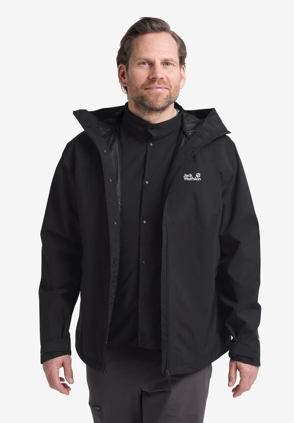 PRELIGHT 3IN1 JKT M black L Men's waterproof 3-in-1 jacket