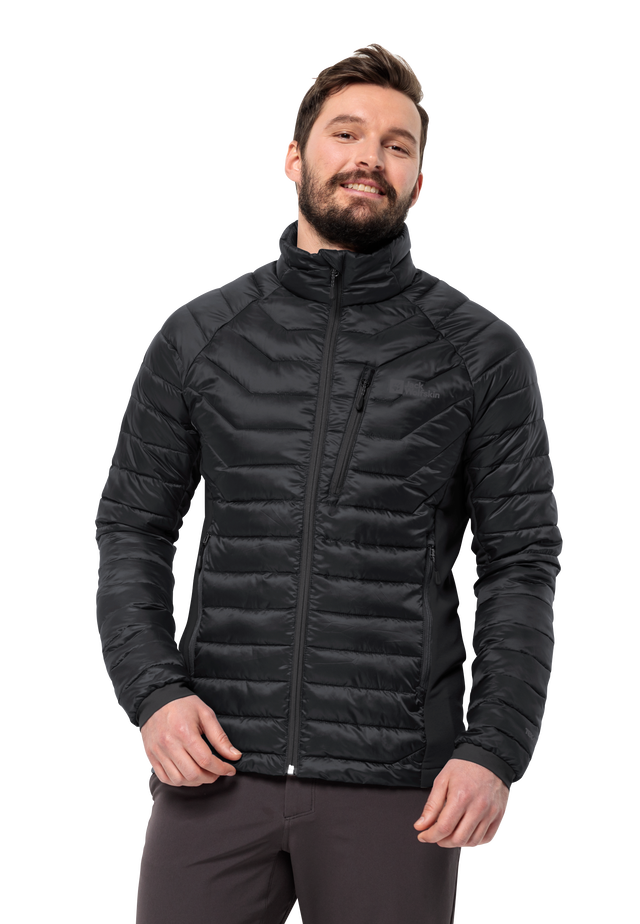 ROUTEBURN PRO INS JKT M black XXL Men s insulating jacket JACK WOLFSKIN