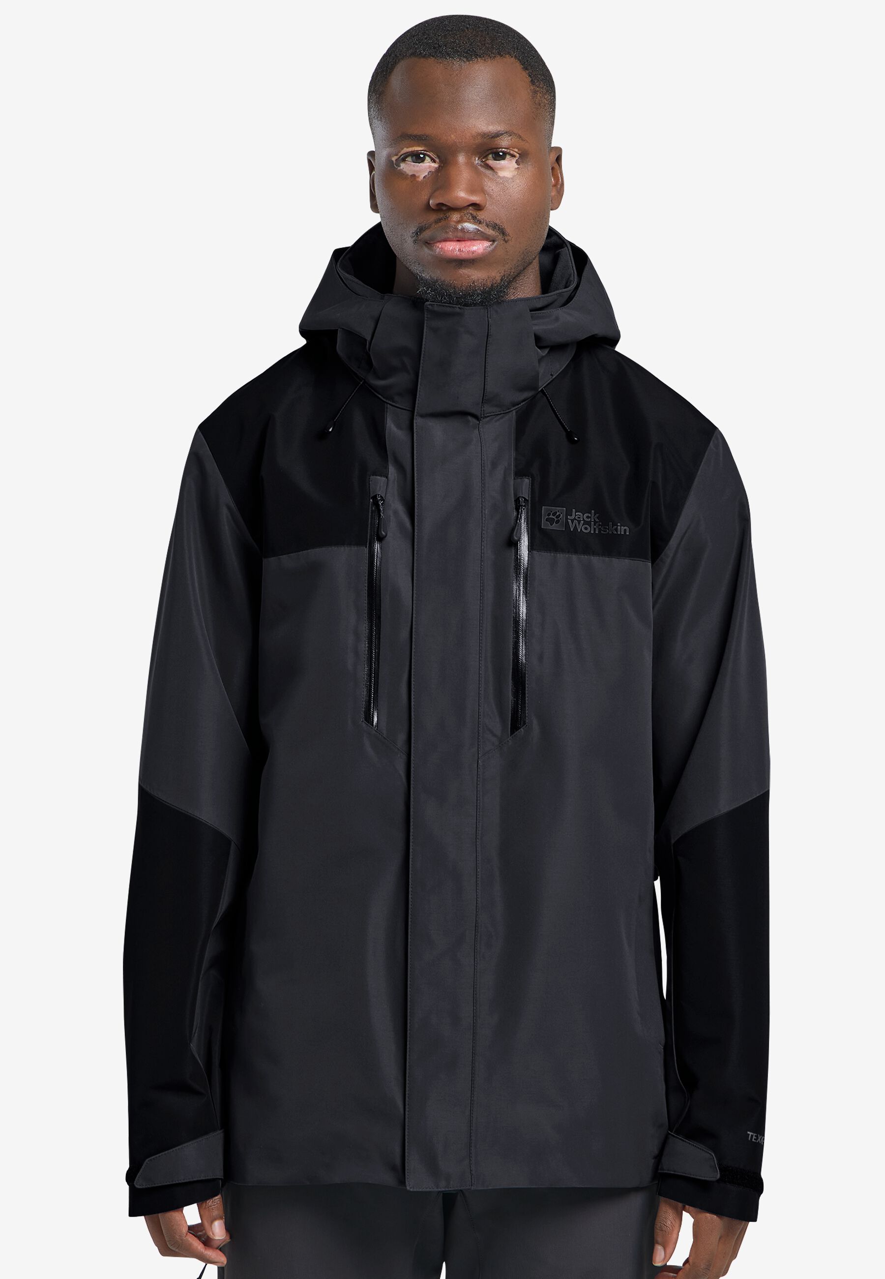 JASPER 2L JKT M hot choc XXXL Men's rain jacket Men's rain