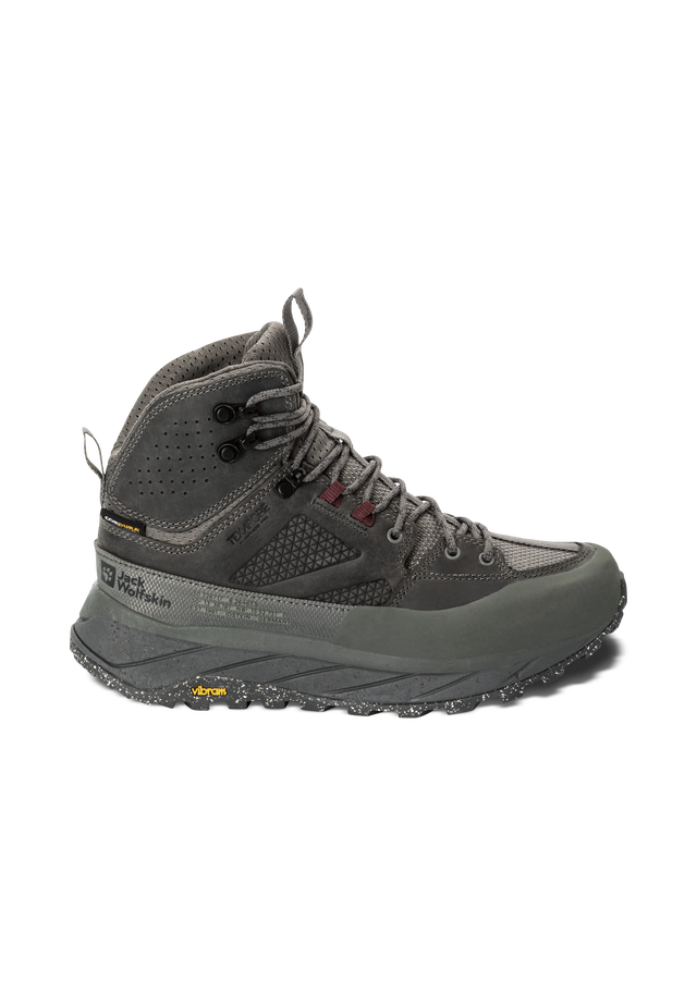 TERRAQUEST TEXAPORE MID W smokey grey 38 Women s waterproof hiking shoes JACK WOLFSKIN