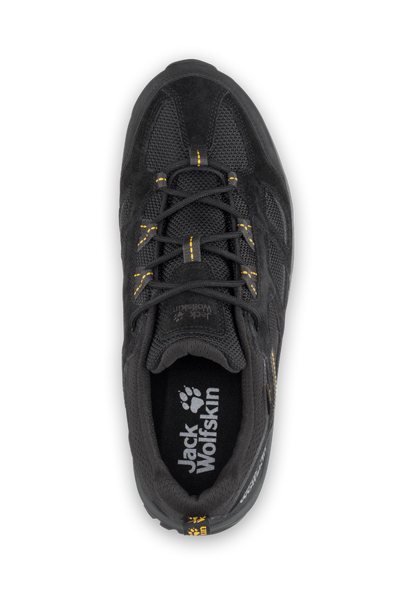VOJO 3 TEXAPORE LOW M Black Burly Yellow Xt 39.5 Men s waterproof hiking shoes JACK WOLFSKIN
