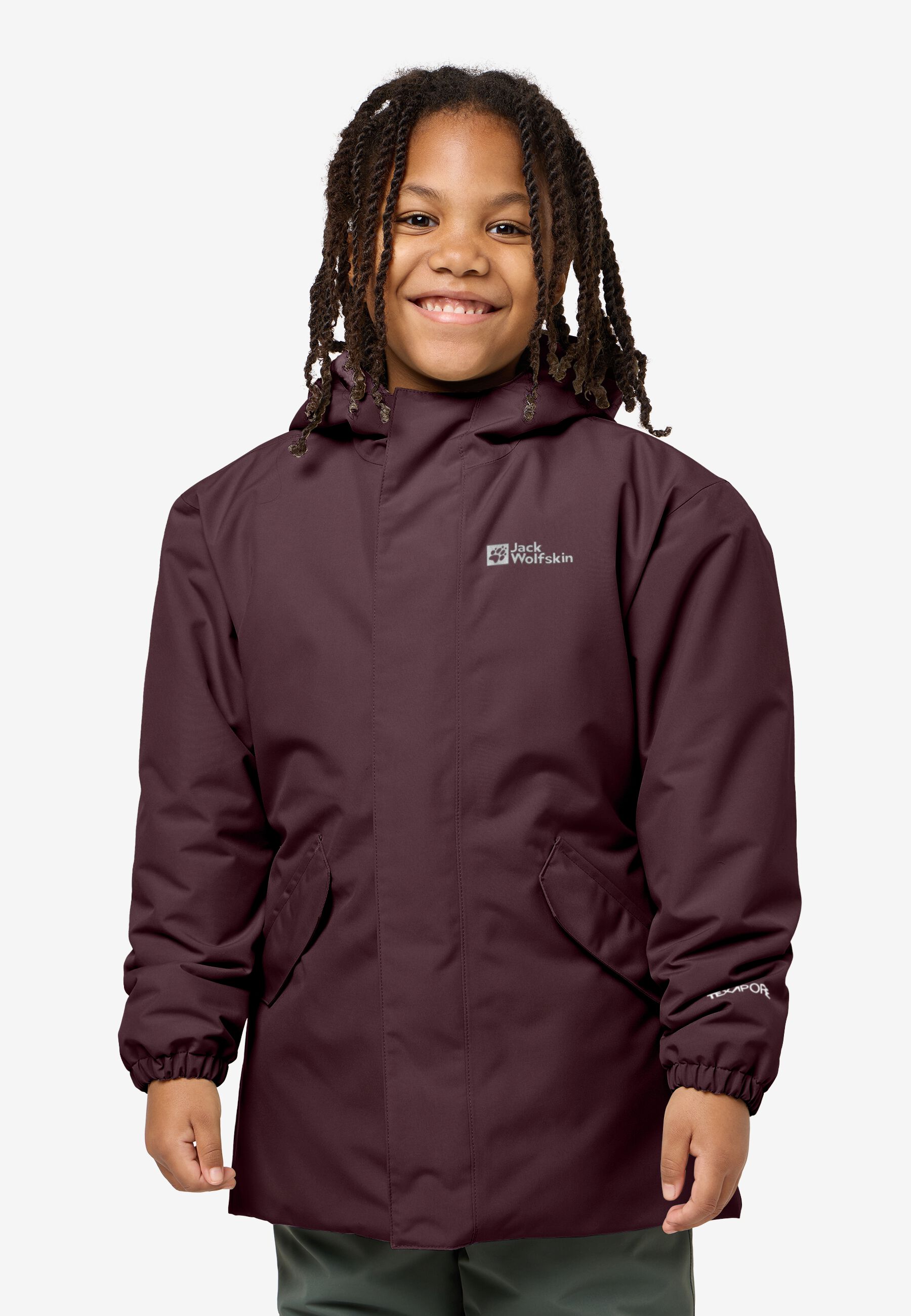 COSY BEAR JACKET G boysenberry/pink 140 Girls' winter jacket