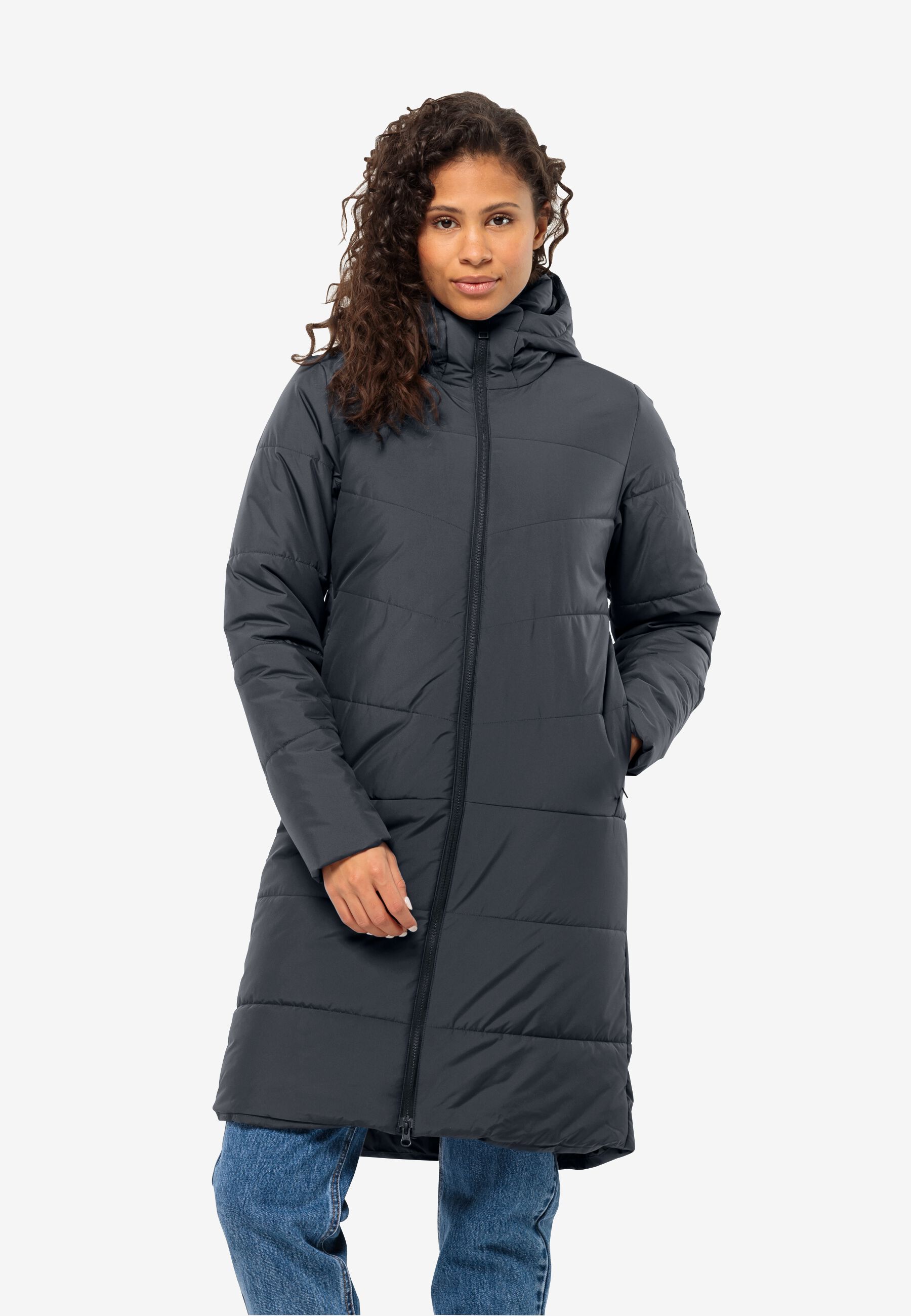 DEUTZER COAT W black XS Women's winter coat Women's winter
