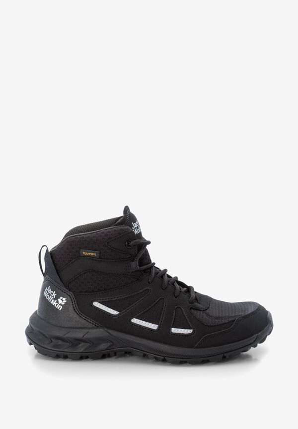 WOODLAND TEXAPORE MID W Black Grey Women's waterproof