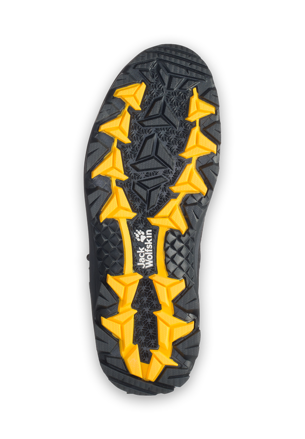 VOJO 3 TEXAPORE MID M Black Burly Yellow Xt 47.5 Men s waterproof hiking shoes JACK WOLFSKIN