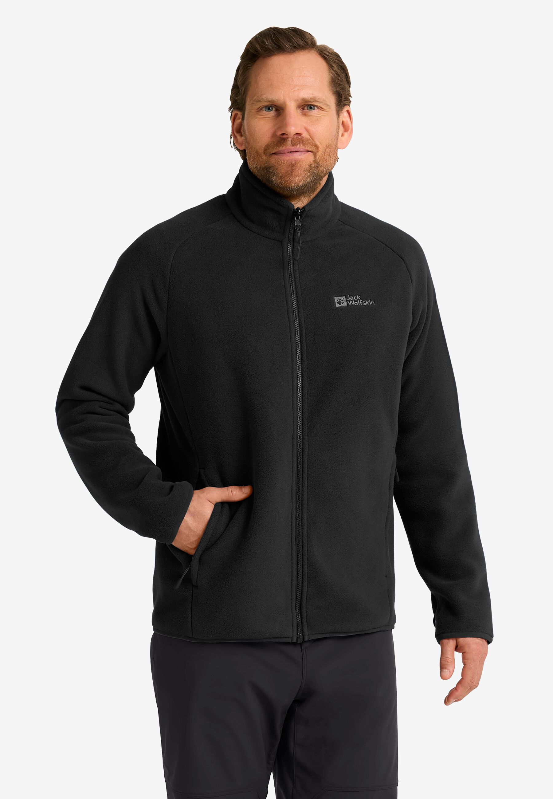 WALDSTEIG FZ M black XXXL Men's fleece jacket Men's fleece