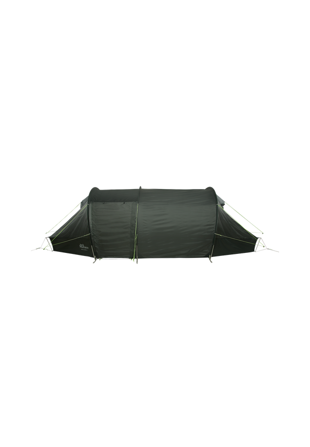 NORTH TUNNEL III island moss One Size Tunnel tent for 3 people JACK WOLFSKIN