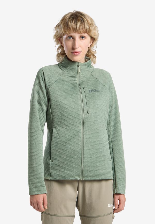 TAIGA FZ W eucalyptus XL Women's fleece jacket Women's fleece