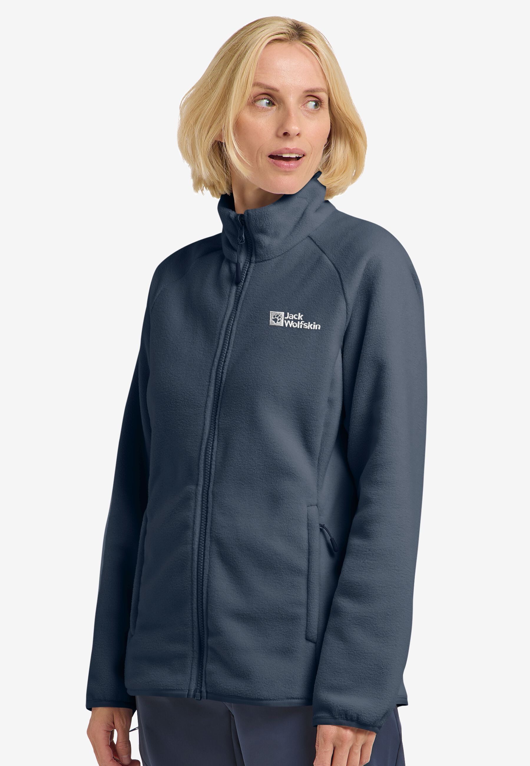 Fleece Jacket Jack Wolfskin Moonrise Damen MOONRISE FZ W Amaranth