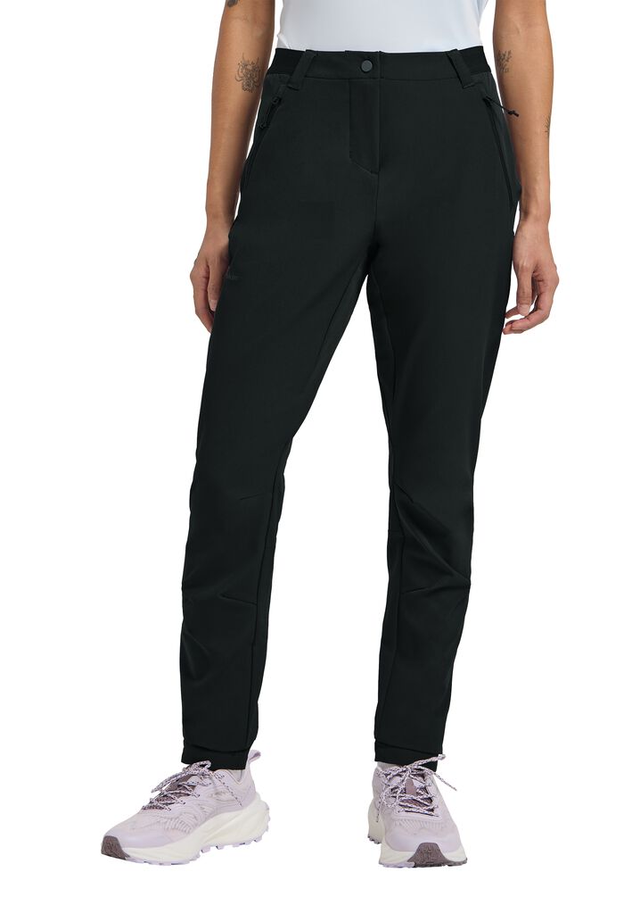 GEIGELSTEIN SLIM PANTS W black 38 Women's softshell hiking