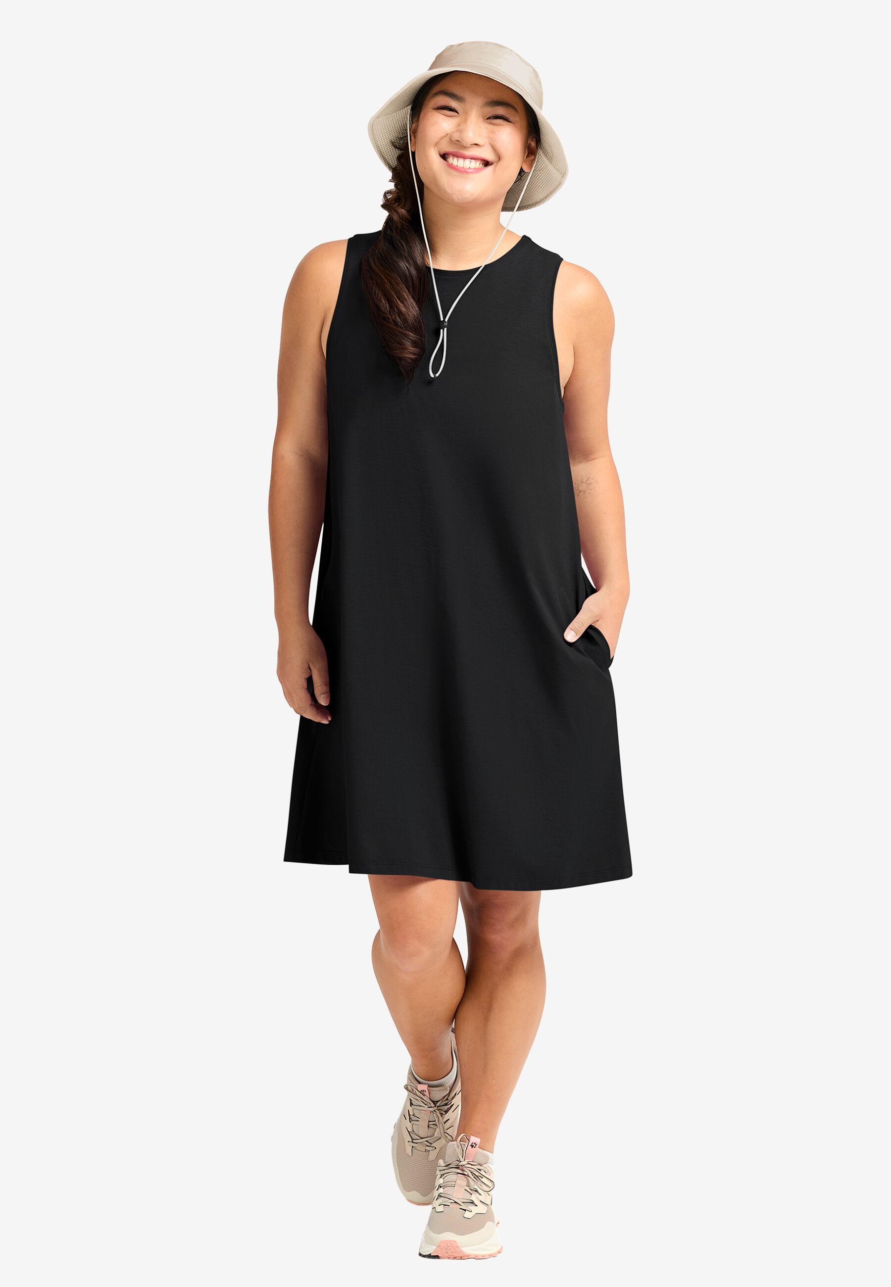 women's travel dress Best Dresses for Every Season by a Frequent Traveler crafted from Solayo UPF 50+ fabric built to handle the demands of travel Women's Malta Travel Dress |