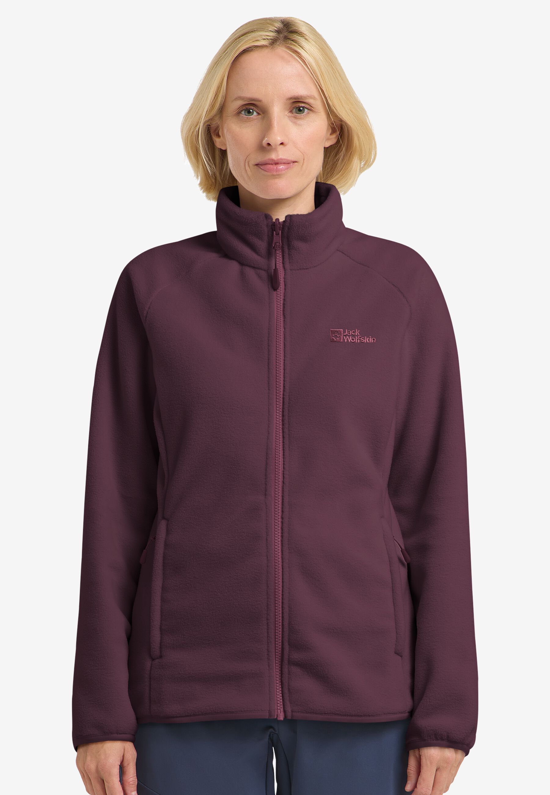MOONRISE FZ W amaranth S Women's fleece jacket Women's fleece