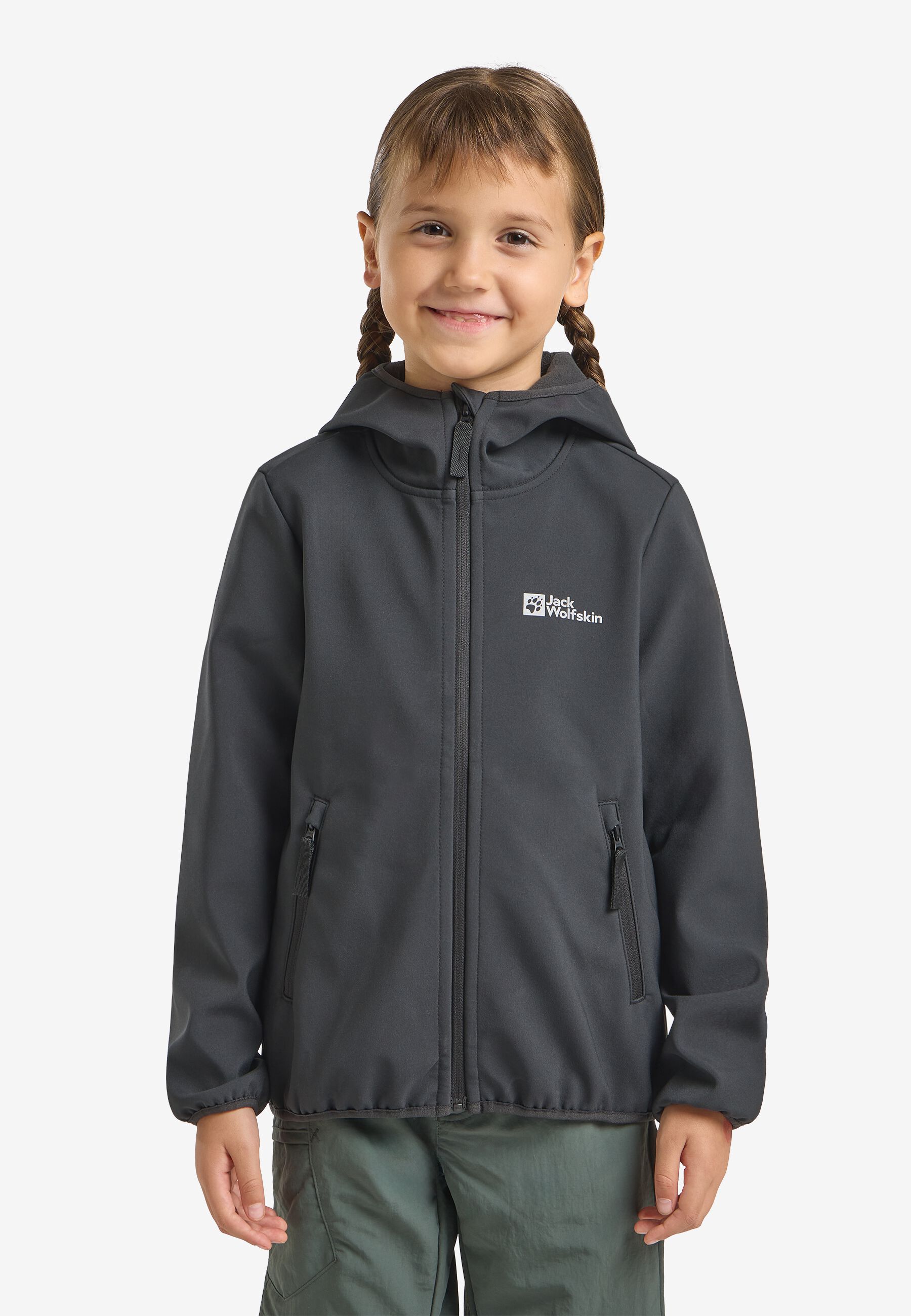 FOURWINDS JACKET KIDS black 92 Kids' softshell jacket Kids