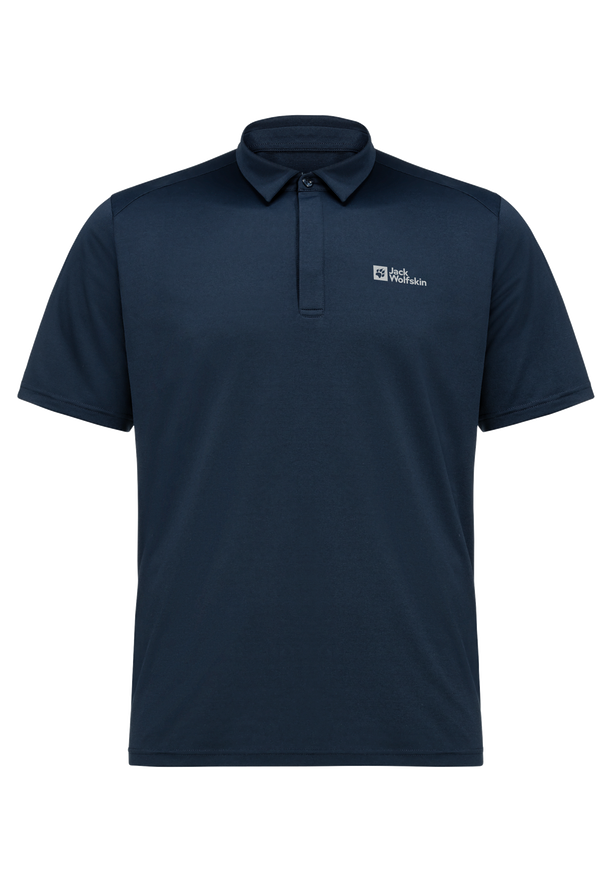 DELGAMI POLO M night blue L Men s polo shirt JACK WOLFSKIN