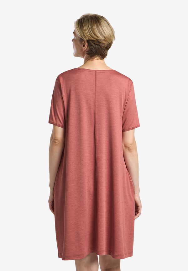 TRAVEL DRESS - mineral red heather XS - Women's summer dress Women's summer dress JACK WOLFSKIN TRAVEL DRESS - mineral red heather XS - Women's summer dress Women's summer dress JACK WOLFSKIN