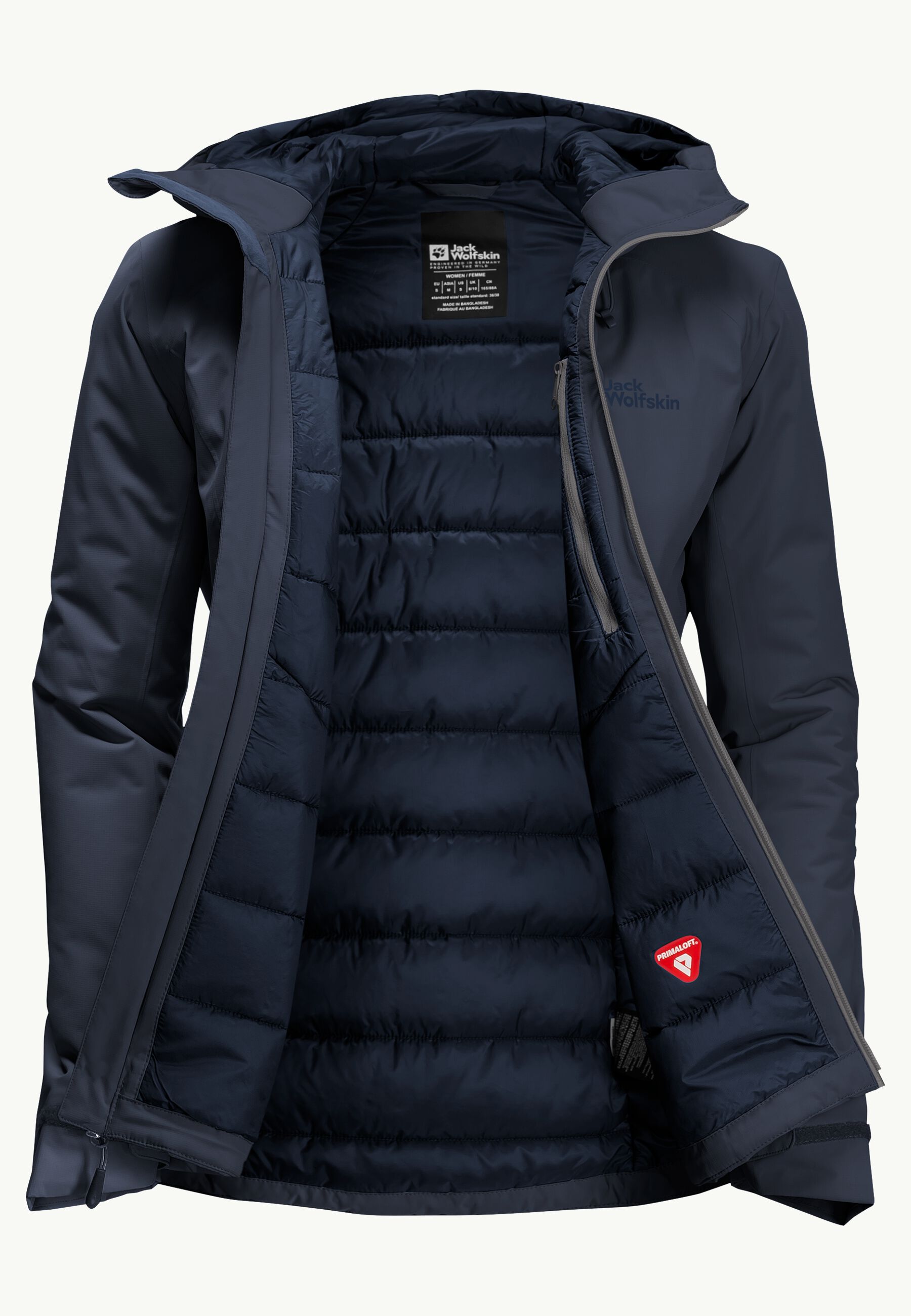 Wolfskin Damen Jacke Jack Wolfskin Jacke Kapuze Wolfskin Mantel