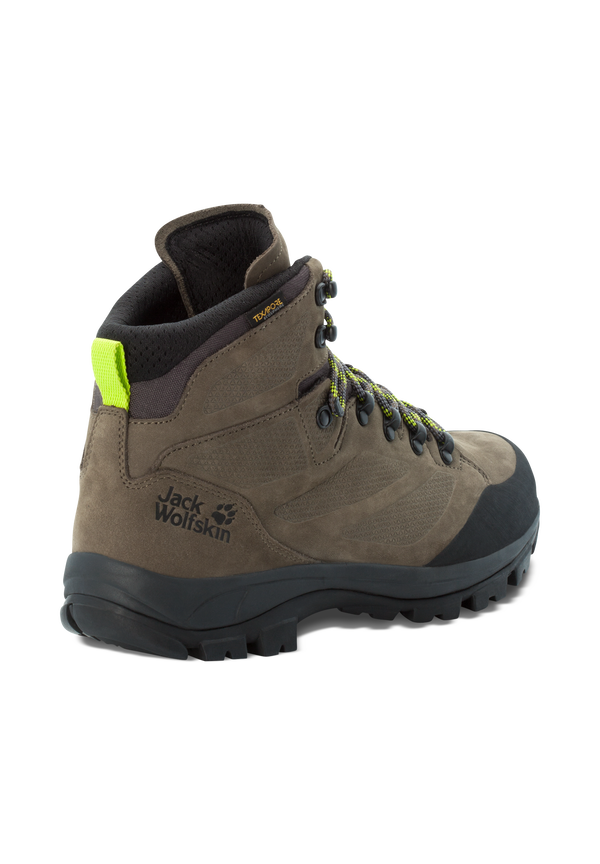 REBELLION TEXAPORE MID M Khaki Phantom 40.5 Men s waterproof trekking shoes JACK WOLFSKIN