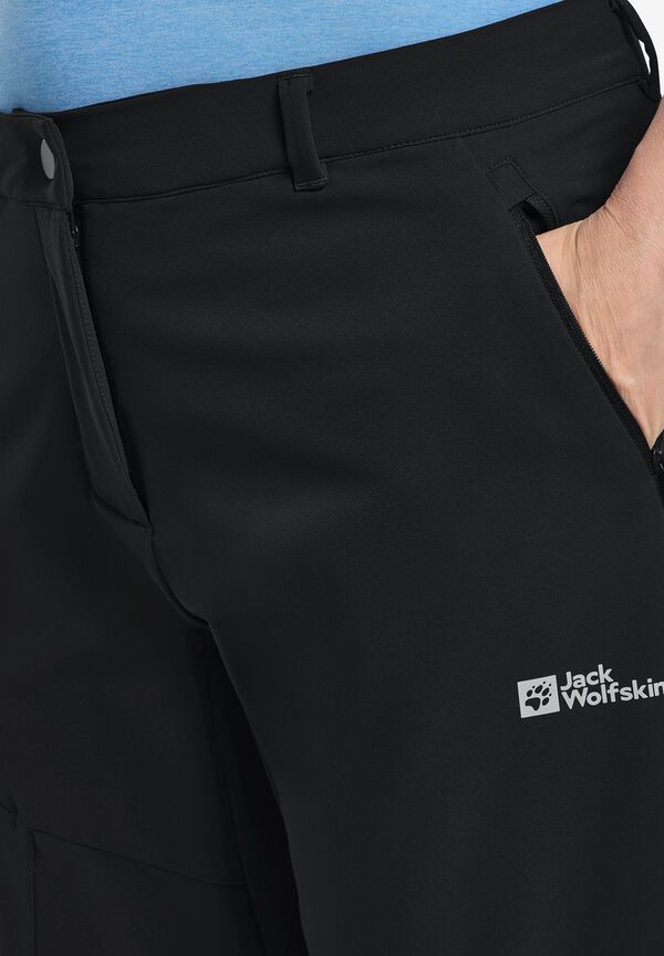 PICO TRAIL ZIP OFF PANTS W black 38 Women's zip-off trousers