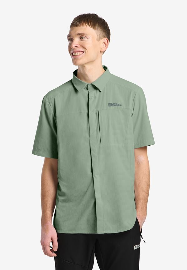 VANDRA S/S SHIRT M - eucalyptus M - Short sleeved shirt men Short sleeved shirt men JACK WOLFSKIN VANDRA S/S SHIRT M - eucalyptus M - Short sleeved shirt men Short sleeved shirt men JACK WOLFSKIN
