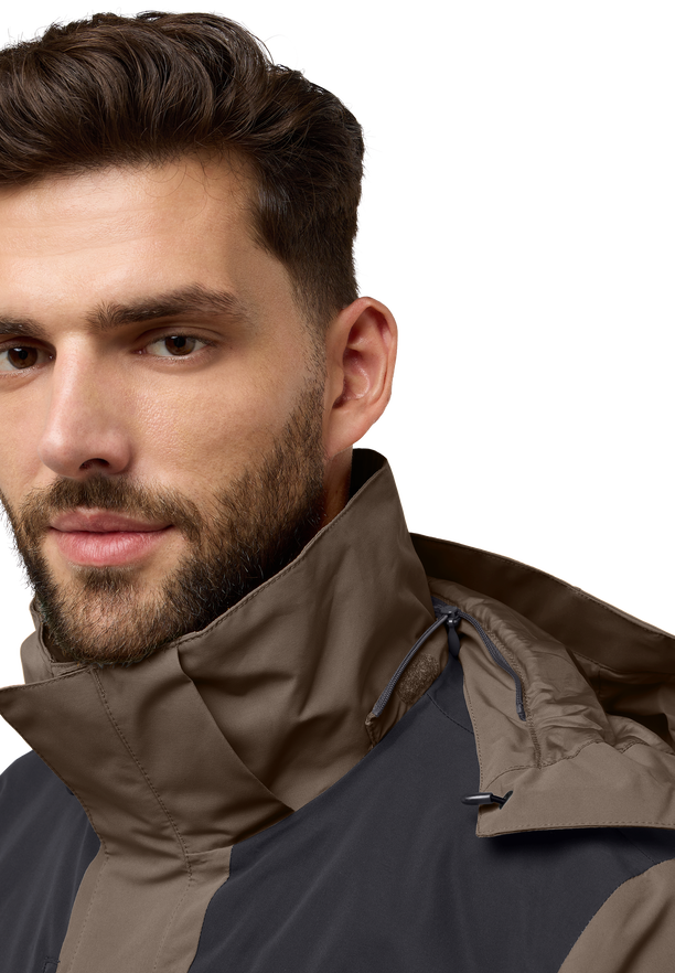 JASPER 3IN1 JKT M cold coffee 2XL JACK WOLFSKIN