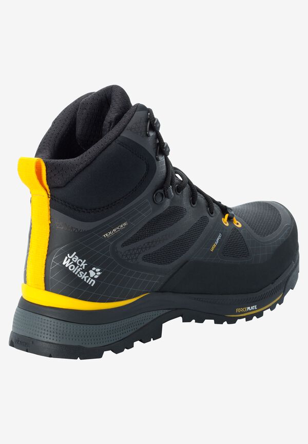 FORCE TREKKER TEXAPORE MID M Black Burly Yellow Xt