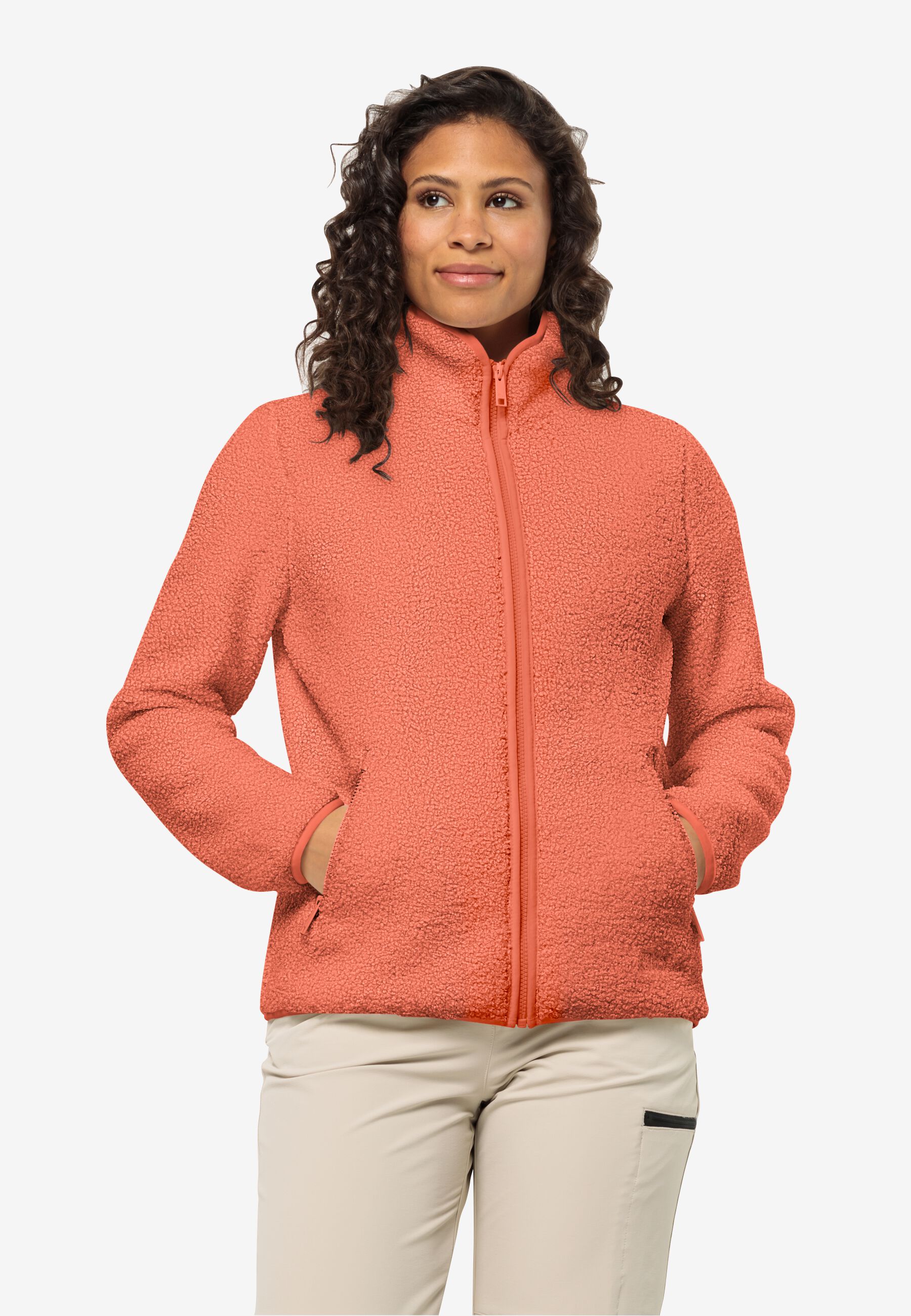 Fleece Jacket Jack Wolfskin Fleecejacke Damen High Cloud HIGH CURL