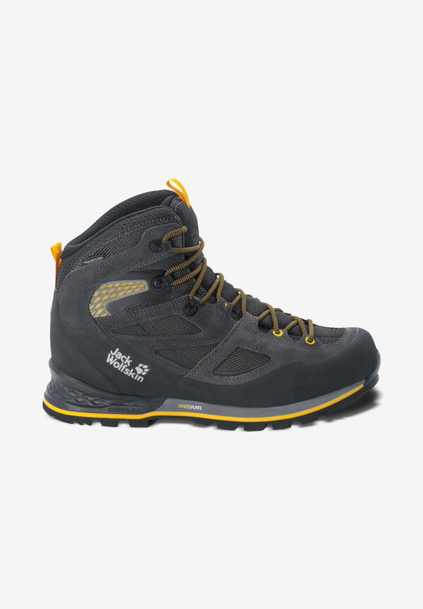 FORCE CREST TEXAPORE MID M Black Burly Yellow Xt 46 Men's