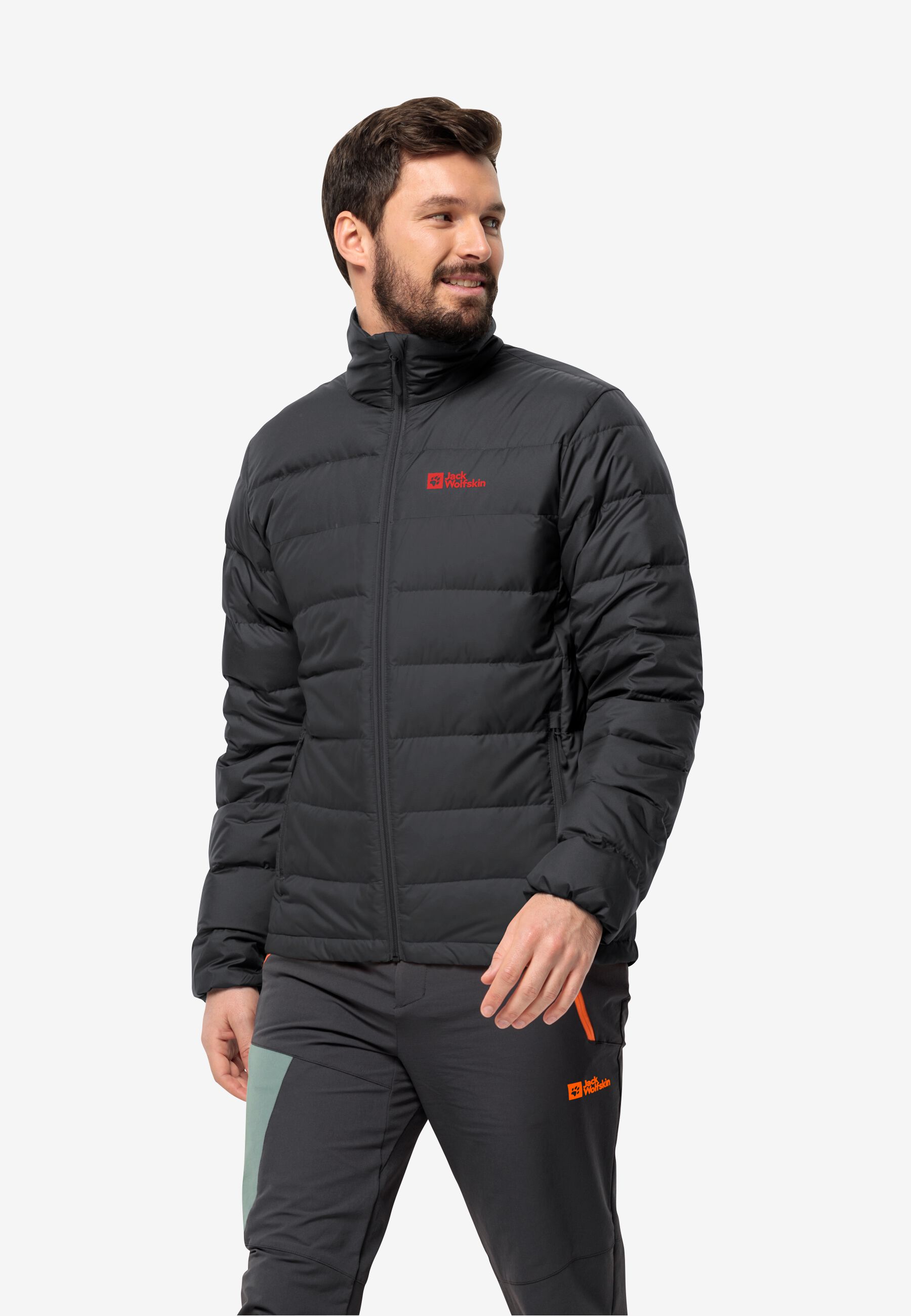 Down Jacket Jack Wolfskin Selenium Coat Black Down Jacket Jack