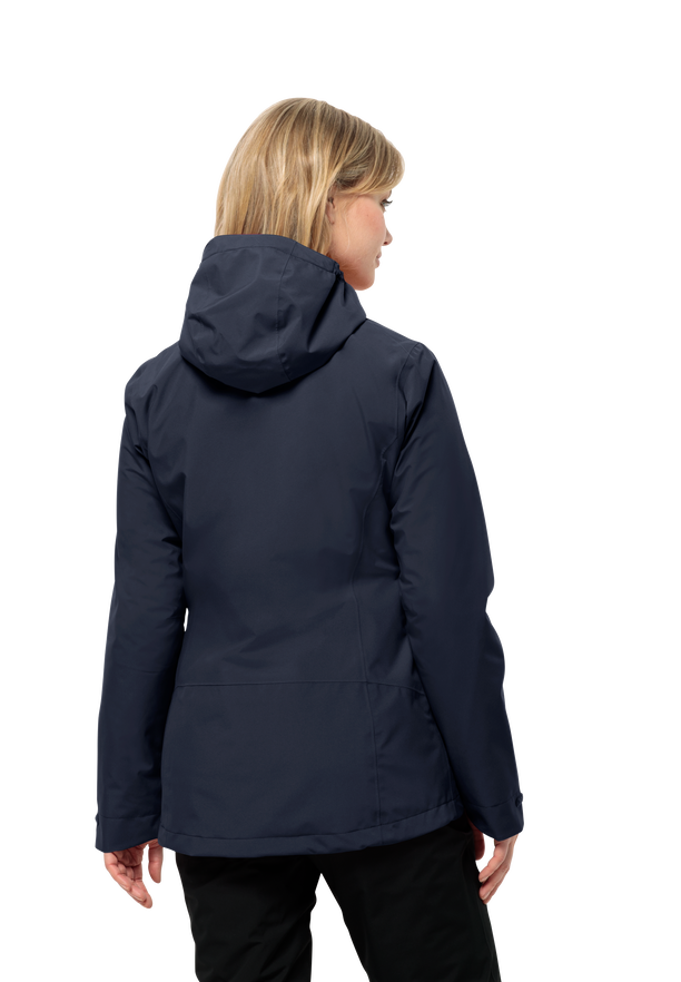 MOONRISE 3IN1 JKT W night blue S JACK WOLFSKIN
