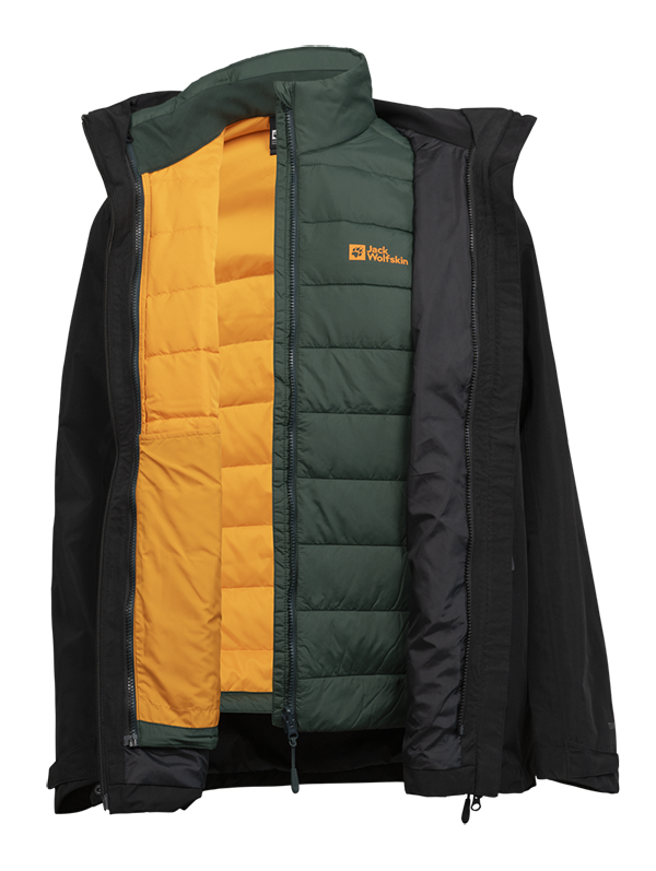 Jack Wolfskin Onde Comprar - Jaqueta 3-in-1 Jack Wolfskin Steting