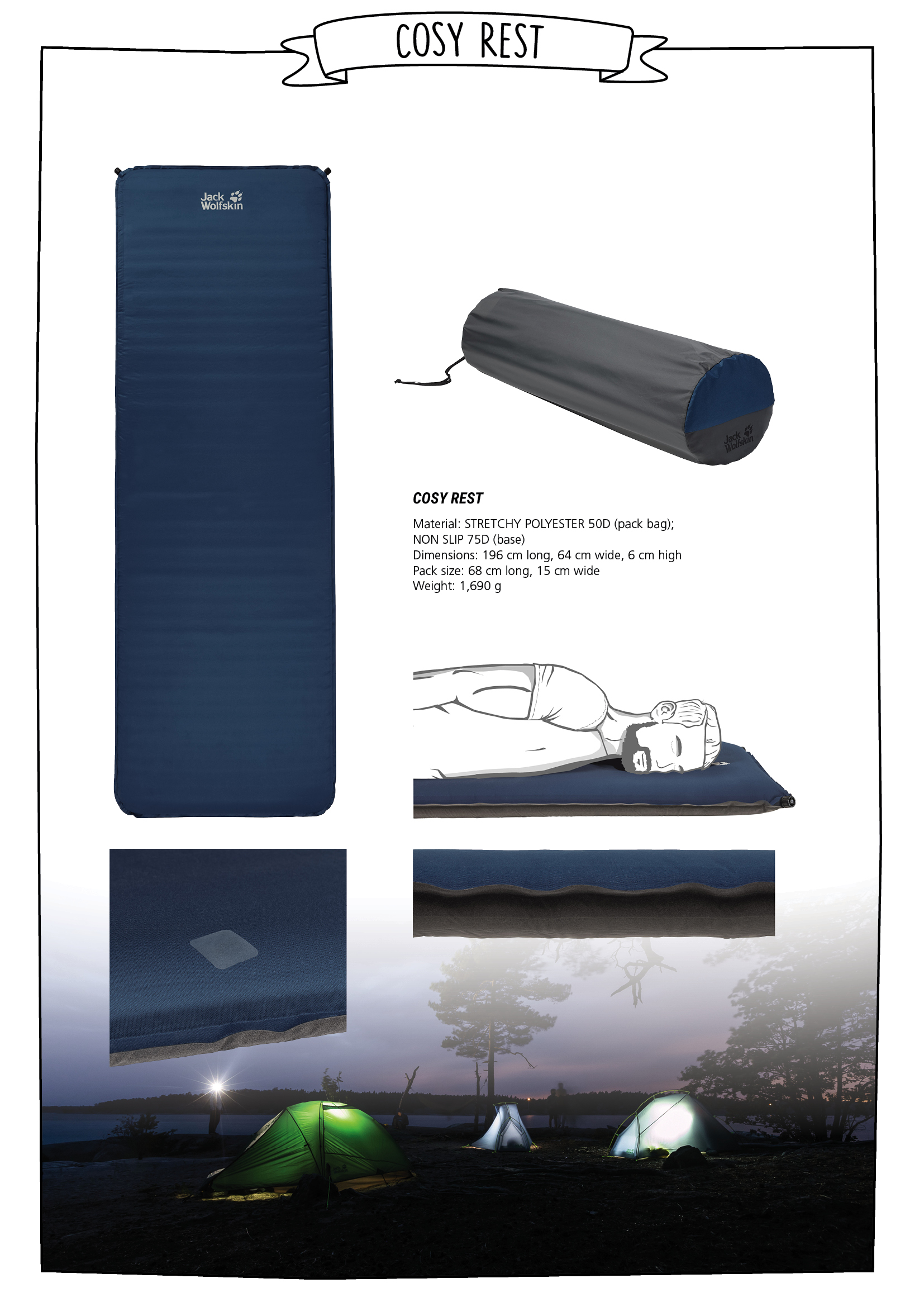 Jack wolfskin outlet trail mat air